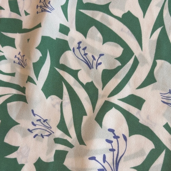 CAbi Green Floral Button-Up Blouse - Picture 7 of 13